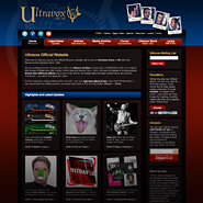 Ultravox website revamp